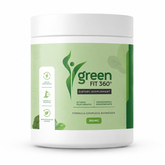 GREEN FIT 360 - DETOX NATURAL EN POLVO | 300 G · 30 TOMAS